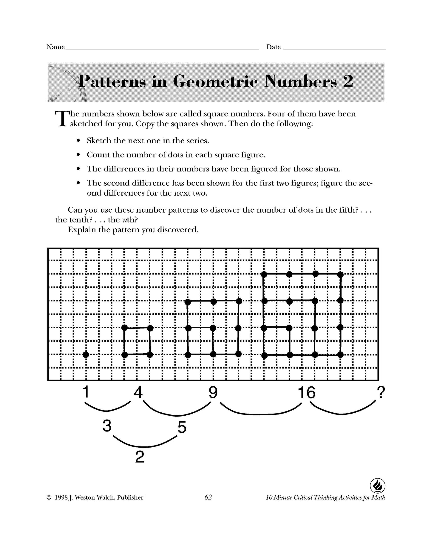 Bright Education Australia, Teacher Resources, Maths, Books, 10 Minute Critical Thinking Activities for Maths