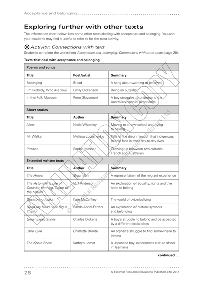 Making Connections Book 1 Overcoming Challenges - Creative ideas & activities for exploring the links beyond a text, Book, Essential Resources, Activities, Book, Bright Education Australia, English, Exam, Female Authors, Grammar, Making Connections English Series, Teacher Resources, Tests, Writing, Bright Education Australia,