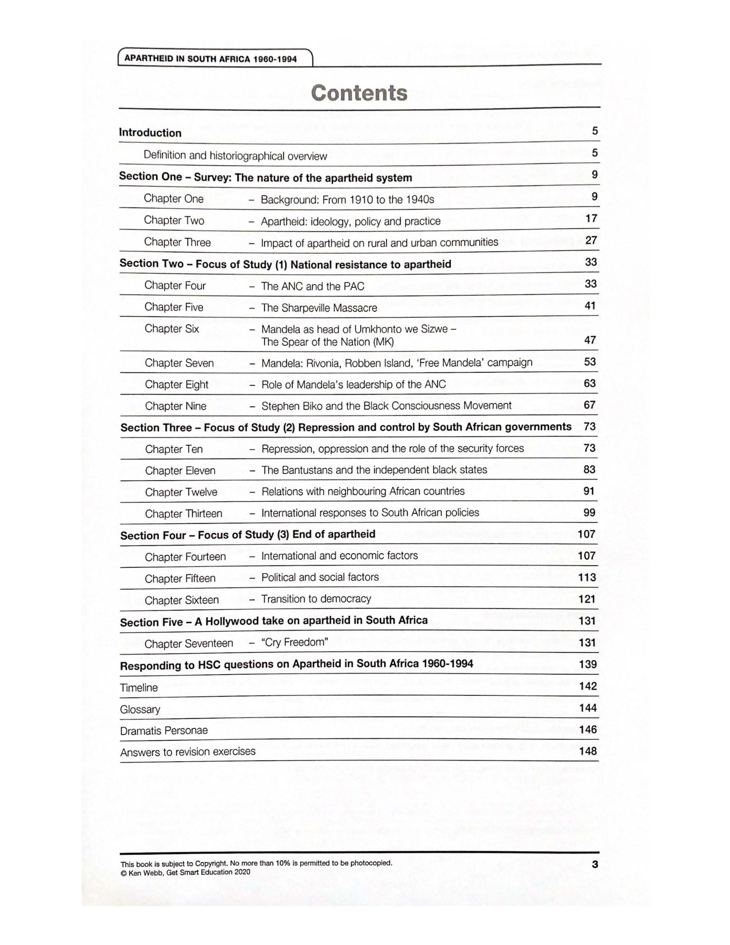 Bright Education Australia, Teacher Resources, Book, History, Modern History, Apartheid in South Africa, Civil Rights, Modern History, Nelson Mandela