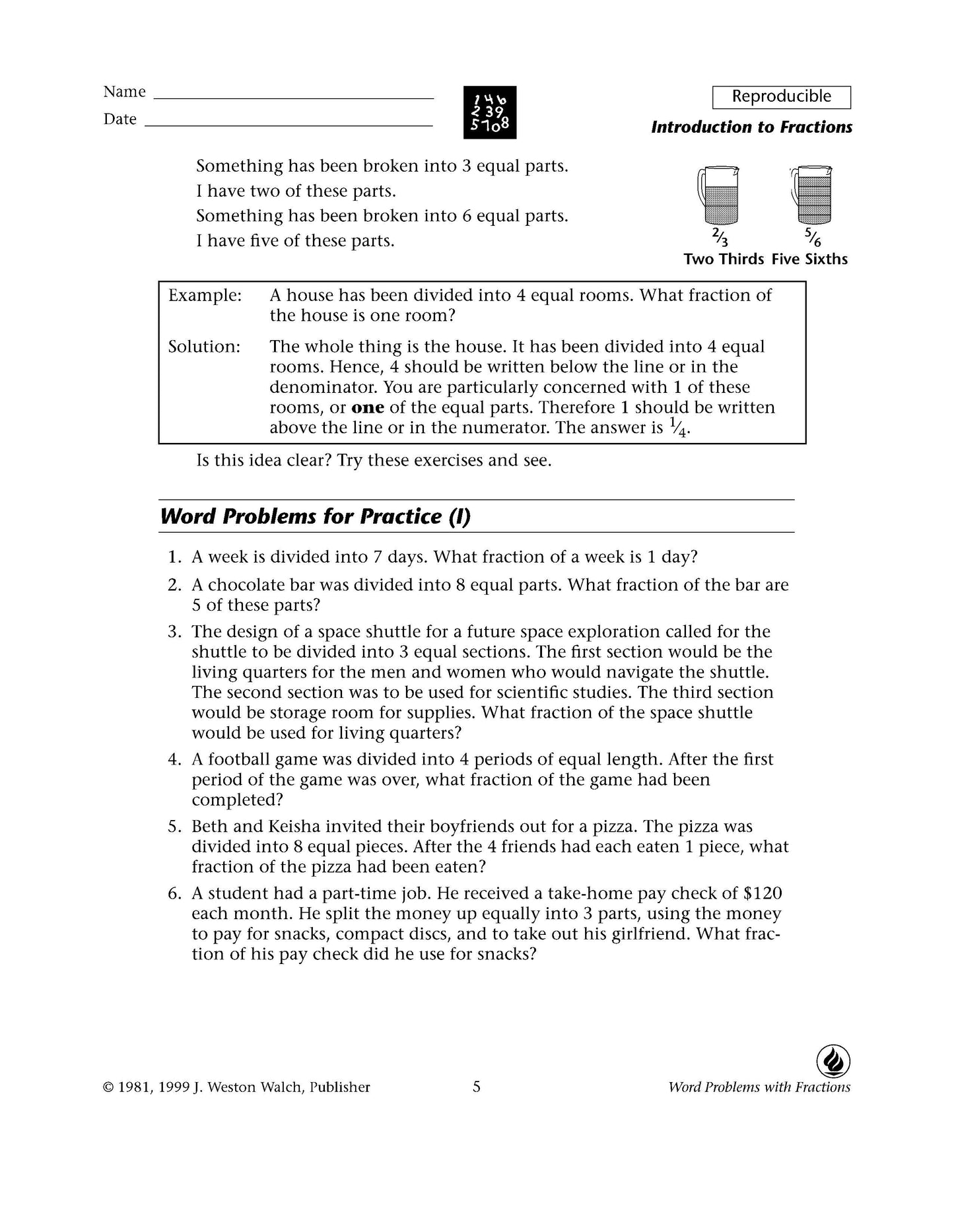 Bright Education Australia, Teacher Resources, Maths, Books, Word Problems with Fractions