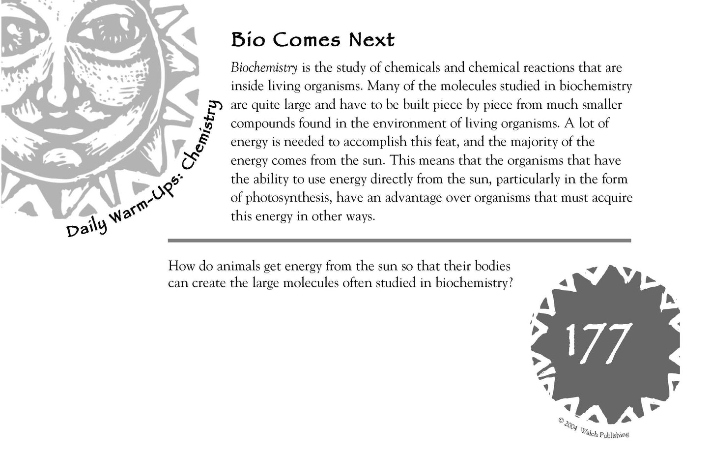 Daily Warm Ups Chemistry Level 2, Science, Biology, Physics, Chemistry, Earth Science, Teaching Resources, Book, Bright Education Australia