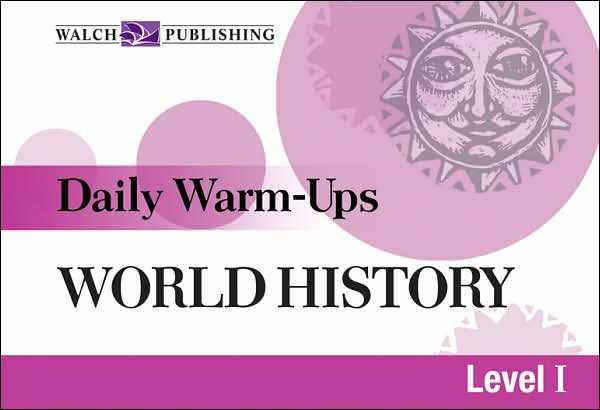 Bright Education Australia, Teacher Resources, Book, History, Daily Warm Ups World History Level 1
