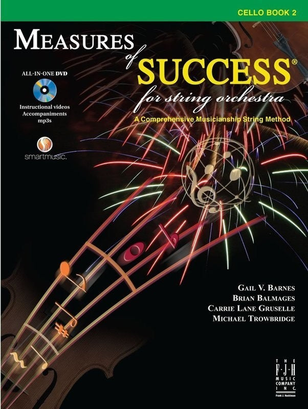 Bright Education Australia, Teacher Resources, Music, Book, Measures of Success Cello Book 2 + DVD