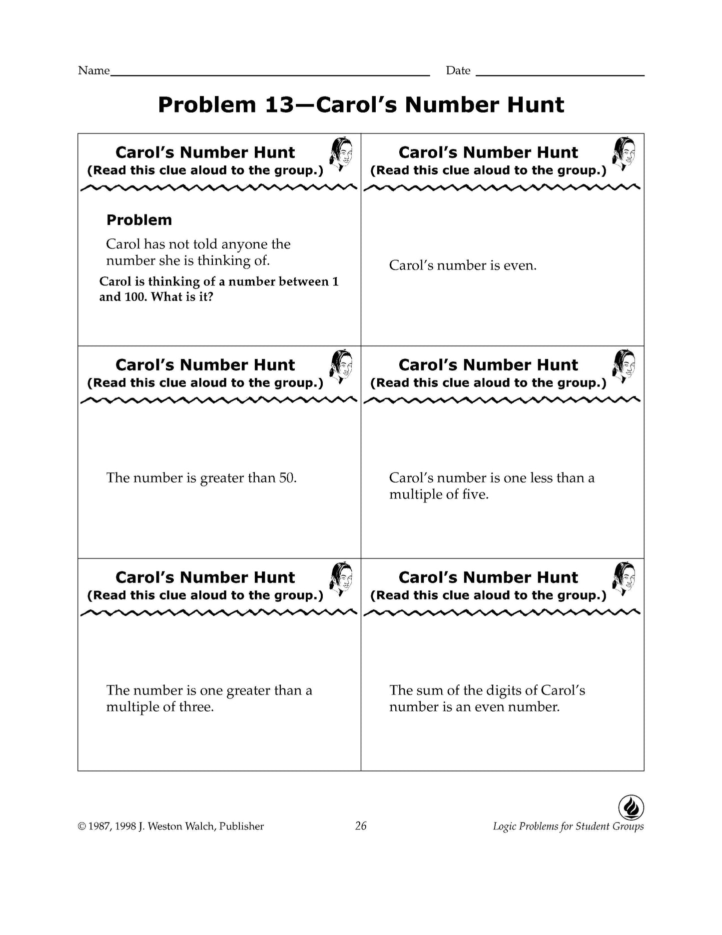 Bright Education Australia, Teacher Resources, Maths, Books, Logic Problems for Student Groups