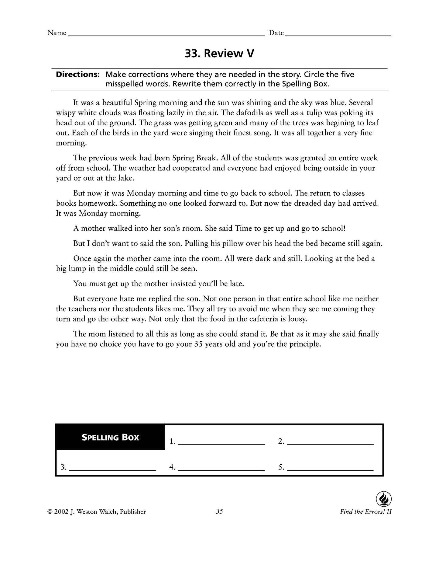 Find the Errors! II Grades 9-12, Bright Education Australia, Book, Grammar, English, School Materials, Games, Puzzles, Activities, Teaching Resources