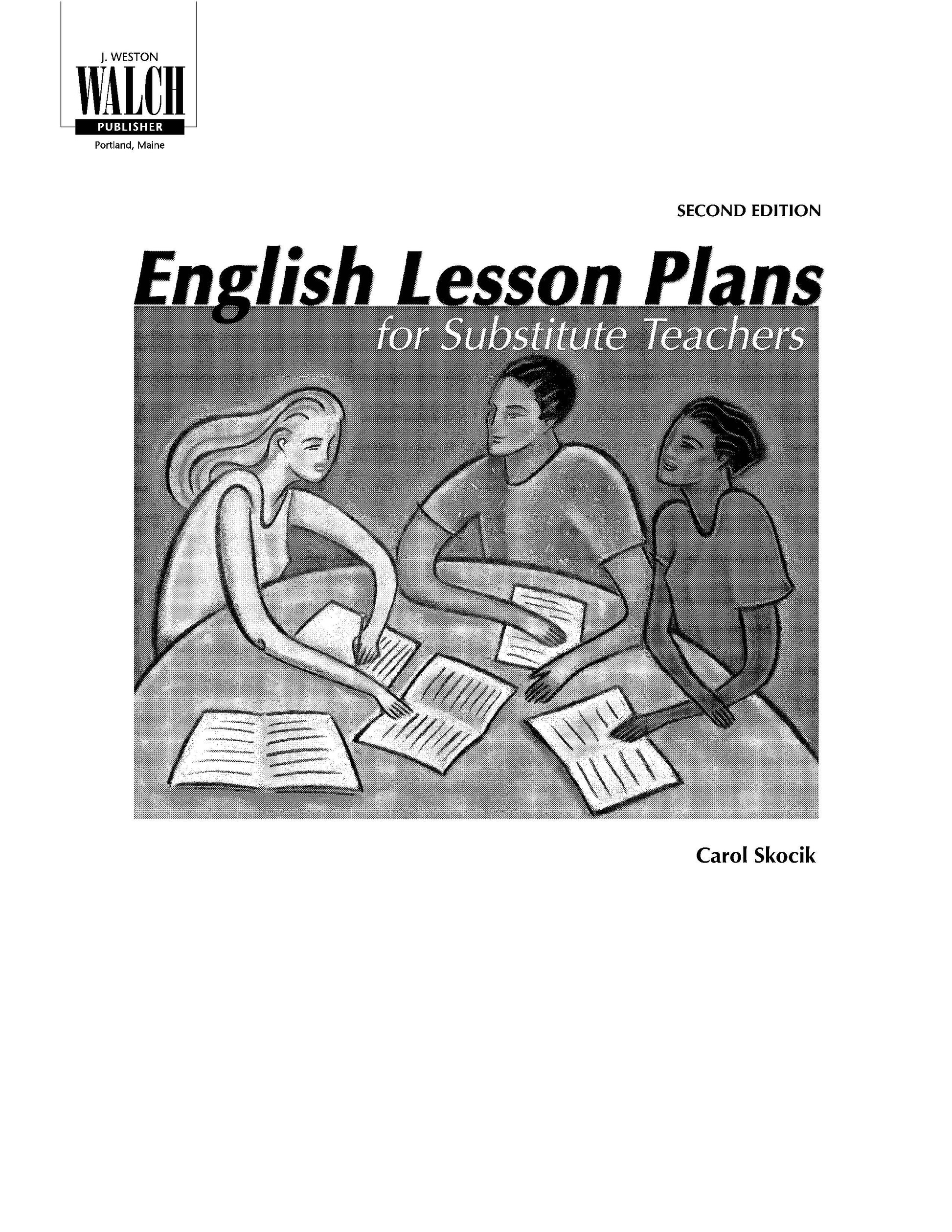 English Lesson Plans for Substitute Teachers, Bright Education Australia, Book, Grammar, English, School Materials, Games, Puzzles, Activities, Teaching Resource