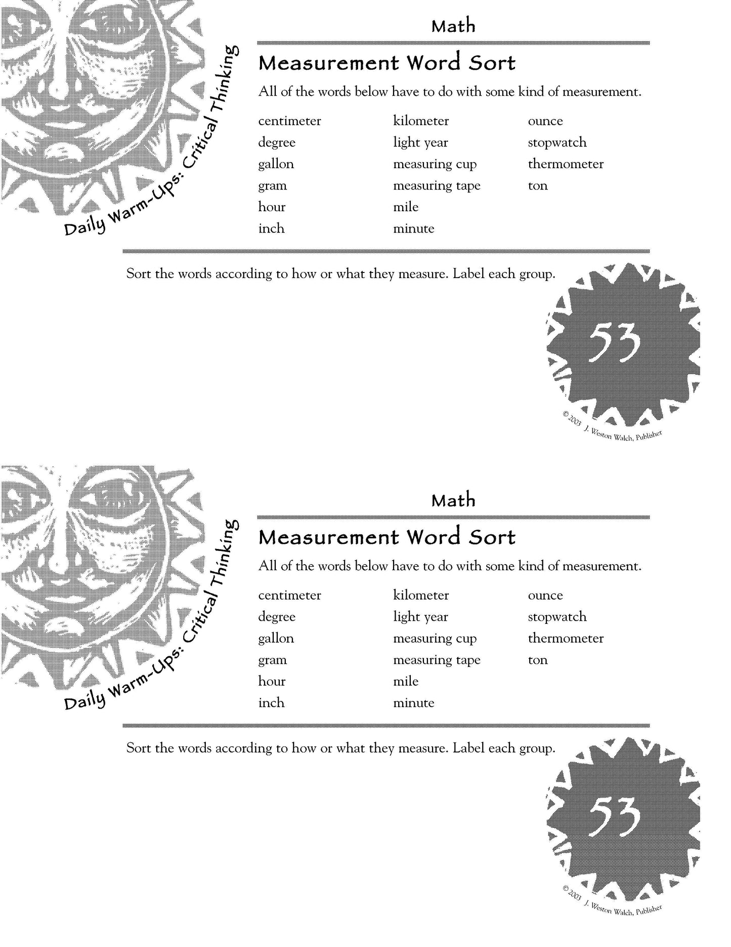 Daily Warm Ups Critical Thinking Level 2, Bright Education Australia, Book, Grammar, English, School Materials, Games, Puzzles, Activities, Teaching Resources, Maths, Science, Social Science, Life Skills