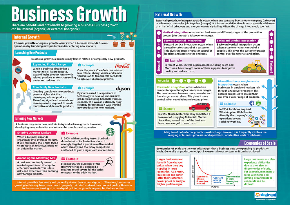 Business Poster, Business Studies Posters, Business Studies Charts for the Classroom, Economics Education Charts, Educational School Posters, Classroom Posters