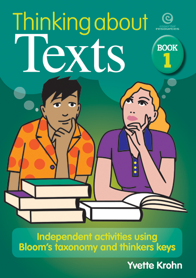 Thinking about Texts, Bloom's Taxonomy, Thinkers Keys,Bright Education Australia, Book, Grammar, English, School Materials, Games, Puzzles, Activities, Teaching Resources, Exams