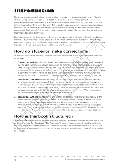Making Connections Book 2 Dystopia - Creative ideas & activities for exploring the links beyond a text, Book, Essential Resources, Activities, Book, Bright Education Australia, English, Exam, Female Authors, Making Connections English Series, Teacher Resources, Tests, Bright Education Australia, 