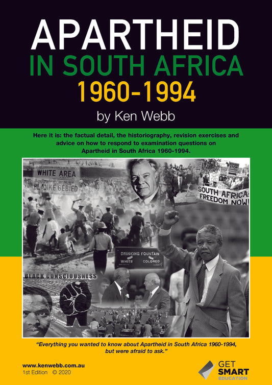 Bright Education Australia, Teacher Resources, Book, History, Modern History, Apartheid in South Africa, Civil Rights, Modern History, Nelson Mandela 