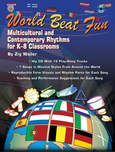 Bright Education Australia, Teacher Resources, Music, Book, World Beat Fun, CD