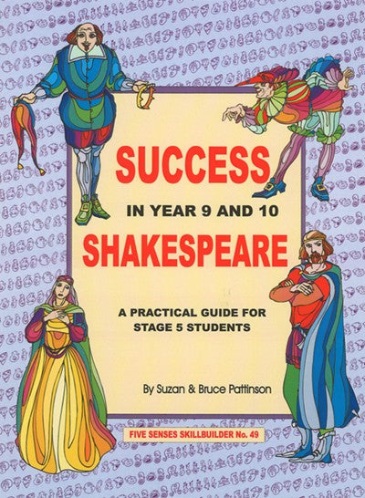 Success in Year 9 & 10 Shakespeare, Bright Education Australia, Book, Shakespeare, English, School Materials, Activities, Teaching Resources