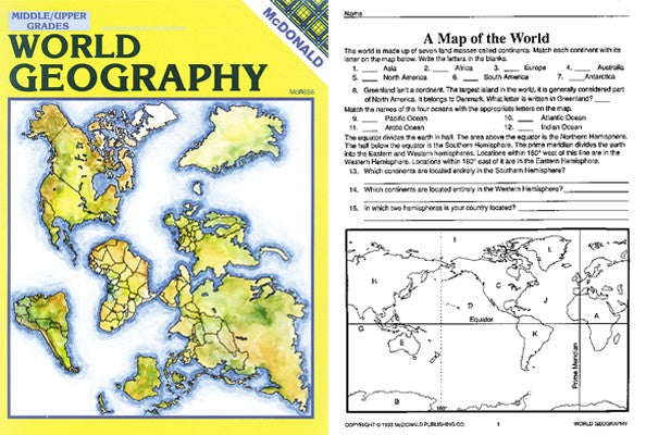 World Geography, Geography Education, Geographical Names, Land Features, Bodies of Water, Countries, Regions, Continents, Interactive Learning, Global Perspective, Curriculum Alignment, Geography Teachers, Humanities Education, Educational Resources, Grades 6-9.