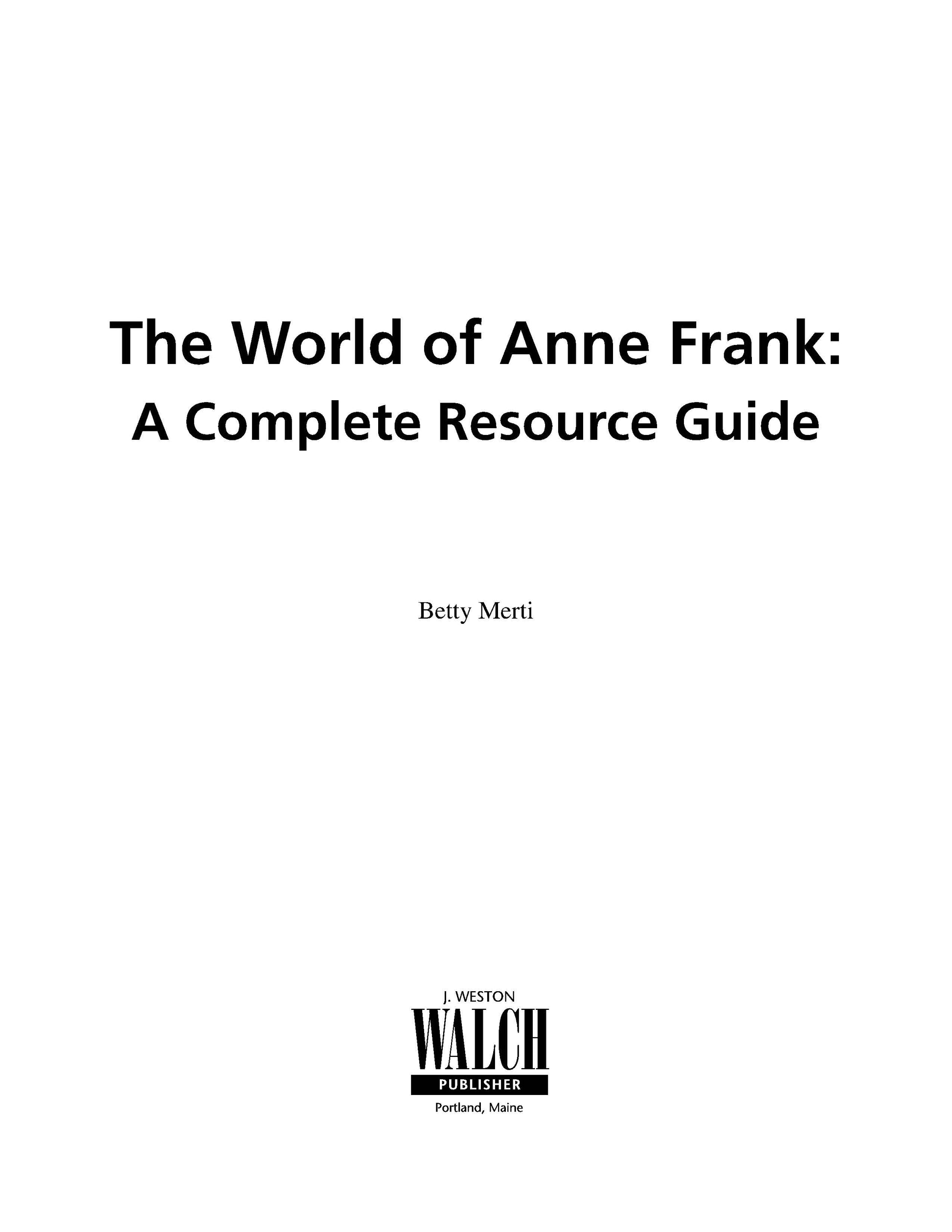 Bright Education Australia, Teacher Resources, Book, History, World of Anne Frank: The Complete Resource, Second World War, WW2, WWII
