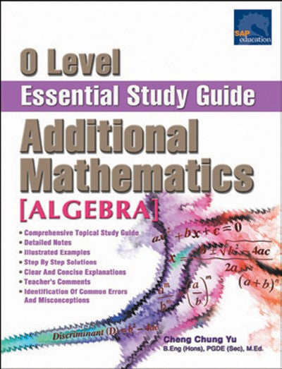 Bright Education Australia, Teacher Resources, Maths, Books, O Level Essential Study Guide Additional Mathematics  