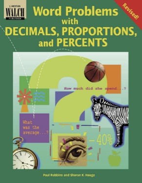 Bright Education Australia, Teacher Resources, Maths, Books, Word Problems with Decimals, Proportions & Percents  