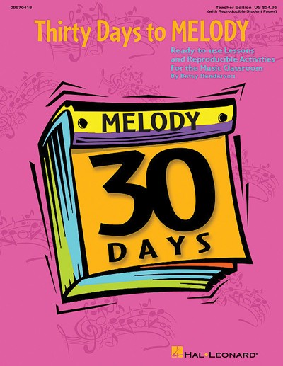 Bright Education Australia, Teacher Resources, Music, Book, 30 Days to Melody, Lessons, Reproducible, Activities