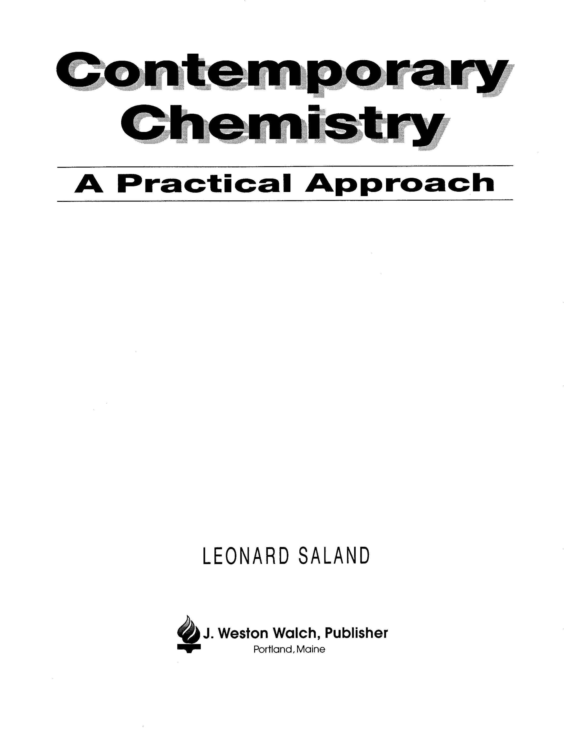Science, Biology, Physics, Chemistry, Earth Science, Teaching Resources, Poster, Bright Education Australia, Contemporary Chemistry: A Practical Approach Student Workbook, 