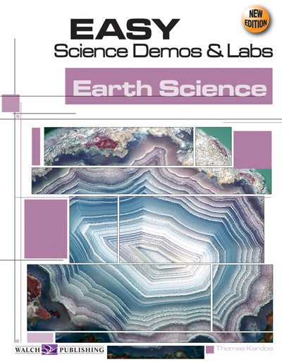 Earth science education, Scientific inquiry, Teacher demonstrations, Lab activities, Geological concepts, Hands-on experiments, Classroom resources, Science curriculum, Educational materials, Student engagement, Easy Science Demos & Labs series, Rocks and minerals, Forces shaping the earth, Earthquakes and volcanoes, Budget-conscious teaching, Educational discount.