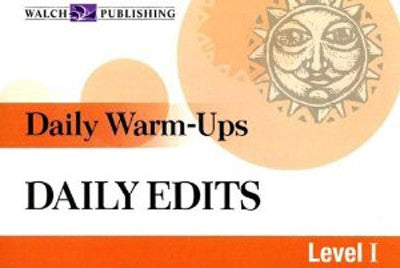 Daily Warm Ups Daily Edits Level 1, Bright Education Australia, Book, Grammar, English, School Materials, Games, Puzzles, Activities, Teaching Resources, Spelling
