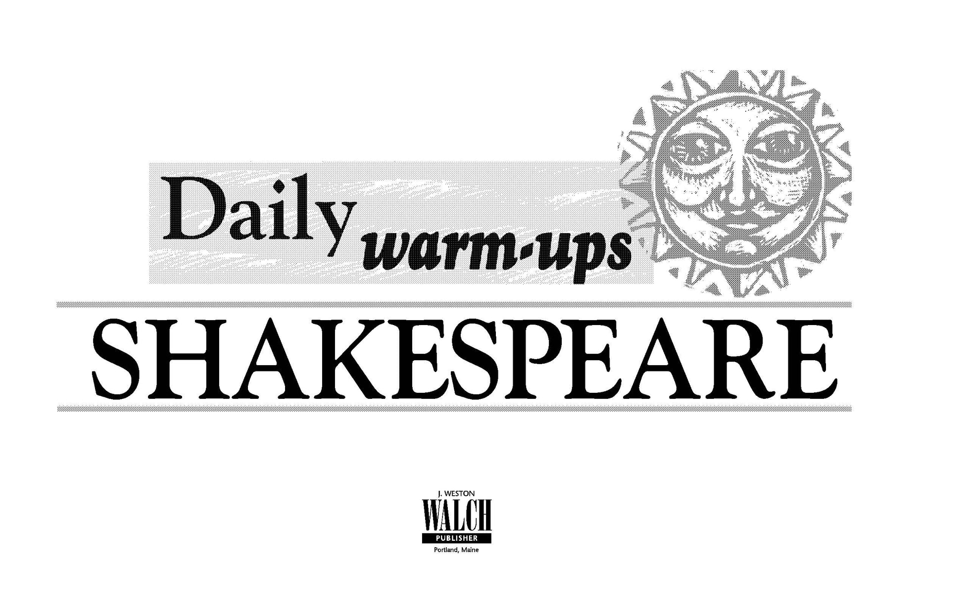 Daily Warm Ups Shakespeare Level 2, Bright Education Australia, Book, Shakespeare, English, School Materials, Activities, Teaching Resources