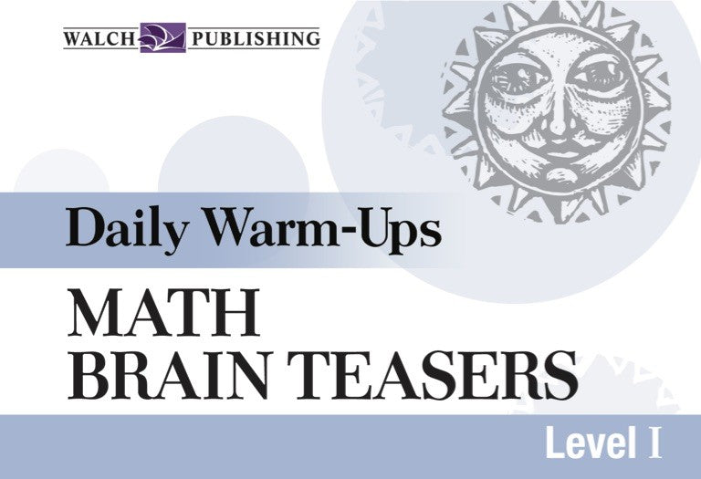 Bright Education Australia, Teacher Resources, Maths, Books, Daily Warm Ups, Daily Warm Ups, Math Brain Teasers