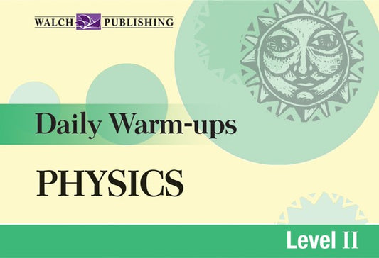Daily Warm Ups Physics Level 2, Science, Biology, Physics, Chemistry, Earth Science, Teaching Resources, Book, Bright Education Australia