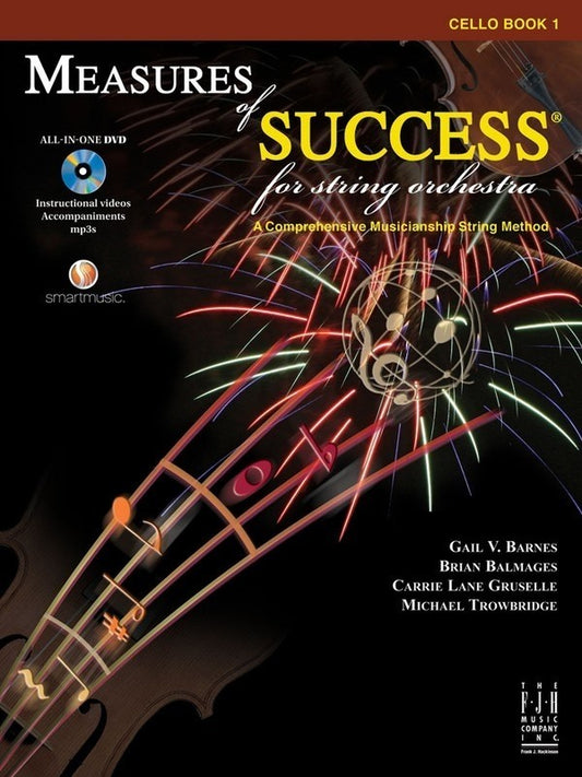 Bright Education Australia, Teacher Resources, Music, Book, Measures for Success Cello Book 1 + DVD