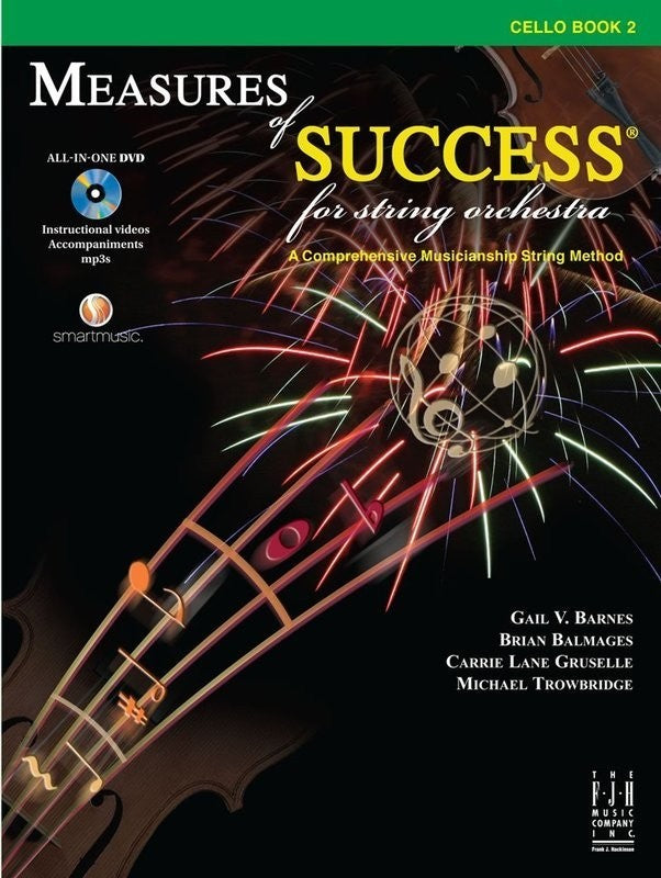 Bright Education Australia, Teacher Resources, Music, Book, Measures of Success Cello Book 2 + DVD 
