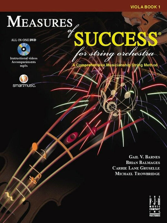 Bright Education Australia, Teacher Resources, Music, Book, Measures of Success Viola Book 1 + DVD 