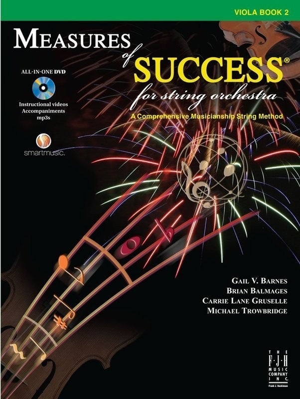 Bright Education Australia, Teacher Resources, Music, Book, Measures of Success Viola Book 2 + DVD 