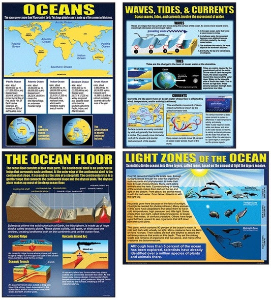 Oceanography Poster, Geography Posters, Geography Charts for the Classroom, Geography Education Charts, Educational School Posters, Classroom Posters, Perfect for Geography Teachers, Humanities Classroom, Humanities Poster, Learning Resource, Visual Learning, Classroom Decor