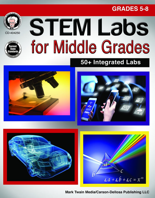 STEM Labs for Middle Grades, Science, Biology, Physics, Chemistry, Earth Science, Teaching Resources, Book, Bright Education Australia