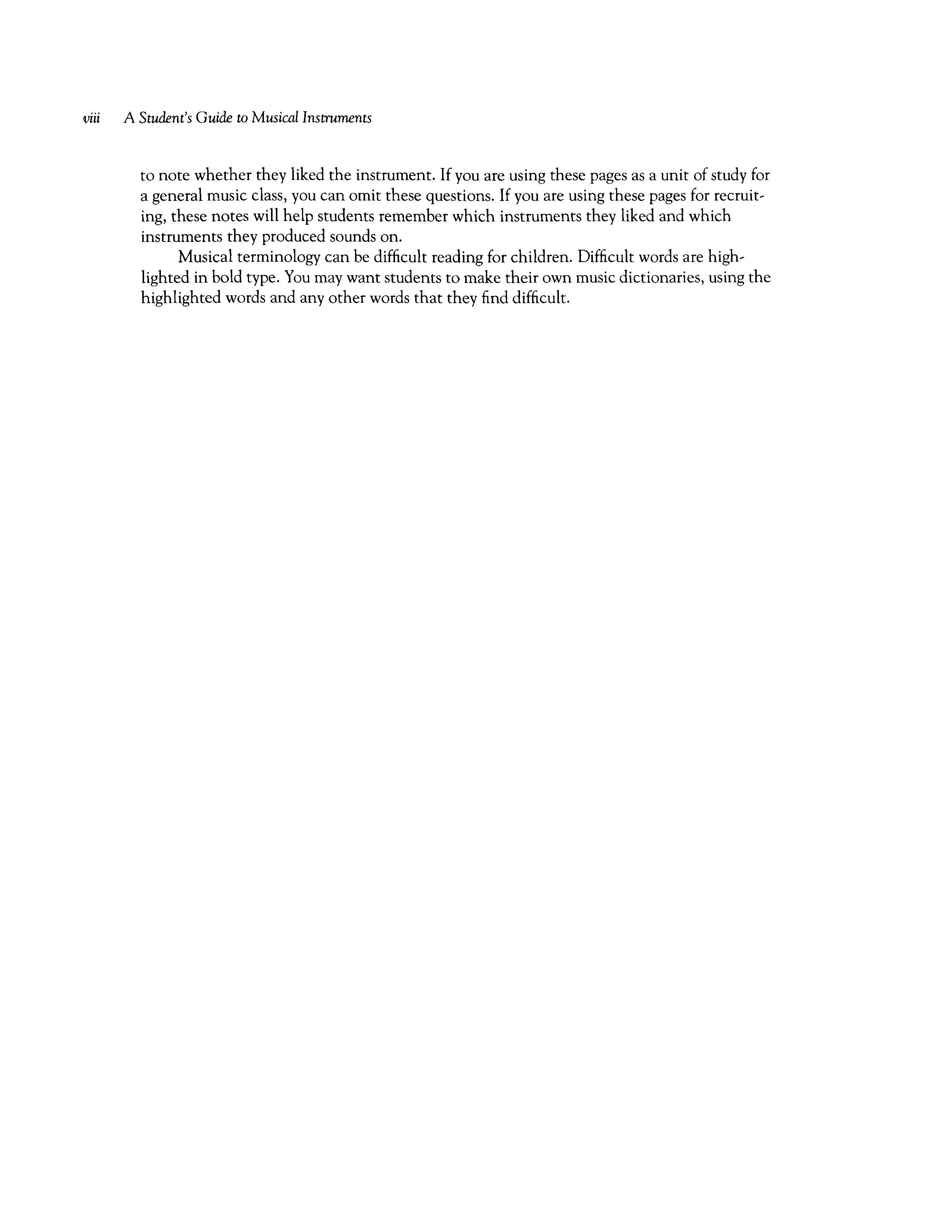 A Student's Guide to Musical Instruments Book | Music Books | Hal ...