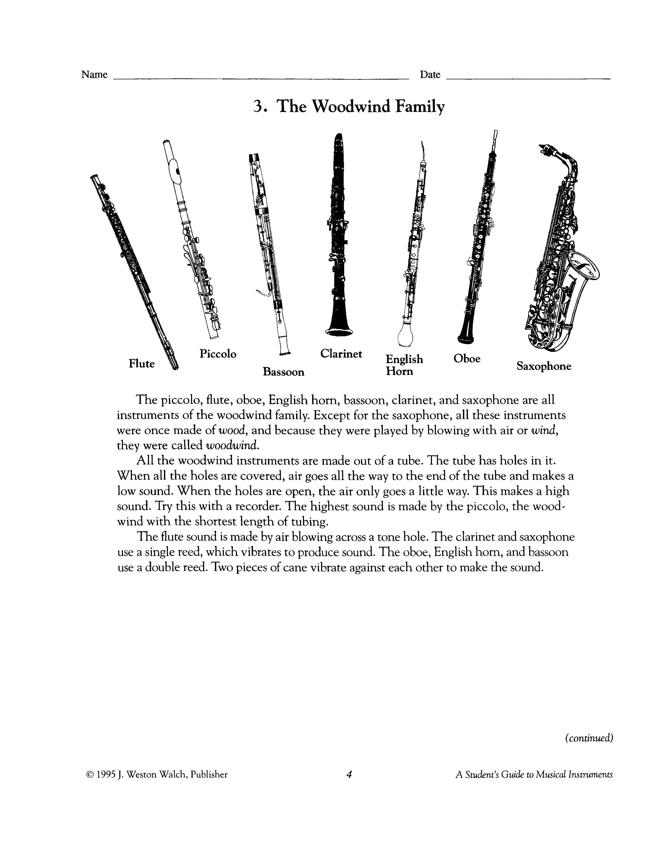 A Student's Guide to Musical Instruments Book | Music Books | Hal ...