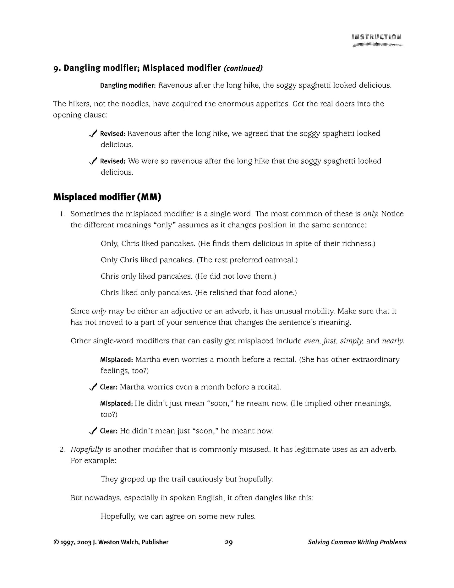Solving Common Writing Problems, Bright Education Australia, Book, Grammar, English, School Materials, Games, Puzzles, Activities, Teaching Resources